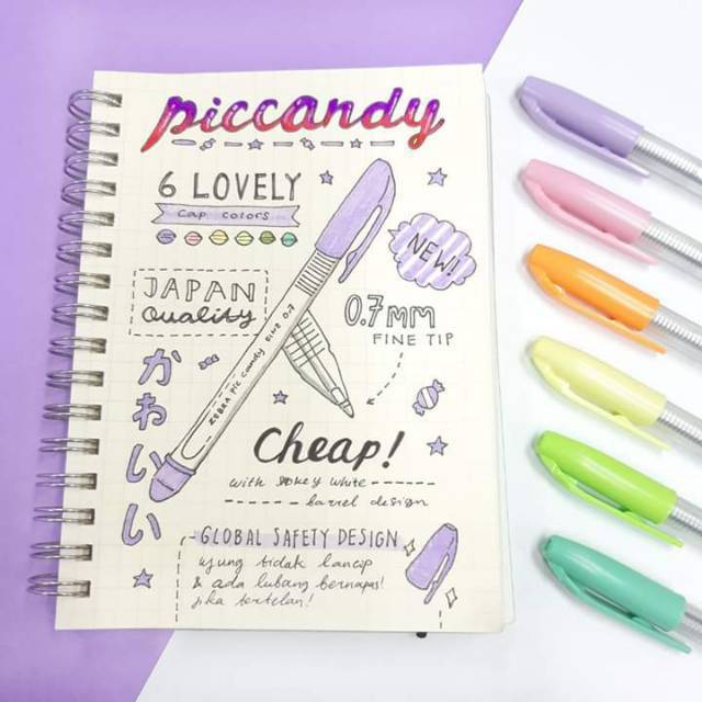 

Pulpen Zebra Piccandy