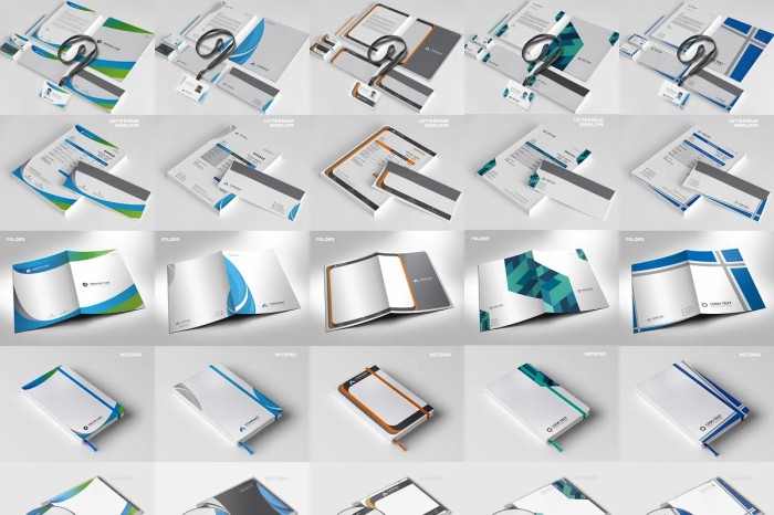 50 Corporate Identities Bundle- Photoshop &amp; Illustrator - Business Branding