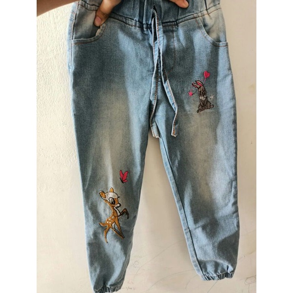 Celana Jeans Jogger Anak Perempuan preloved