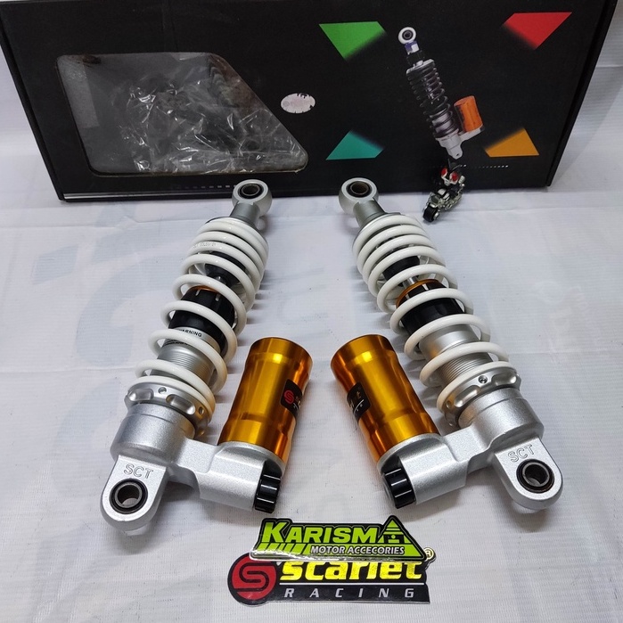 Shock Shockbreaker Skok Belakang Scarlet Bebek 340 mm Tabung Bawah