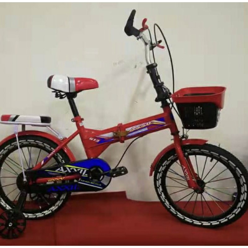 Sepeda Lipat Axxil 16 inch anak termurah bisa kredit garansi murah cicilan cicil COD NEW gojek grab-3