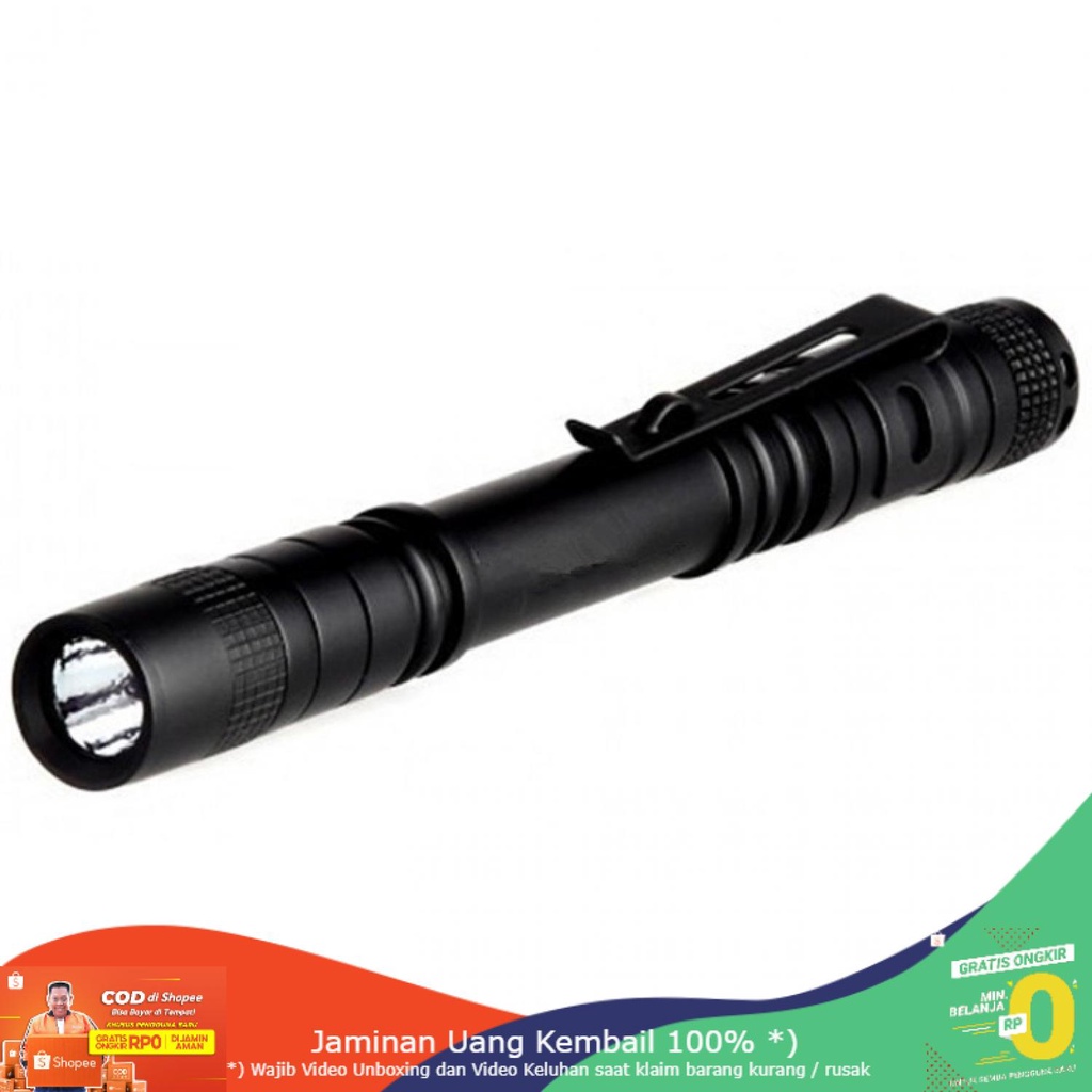 (BISA COD) RVOSTR LED Senter Camping Flashlight Cree Q5 600 Lumens - SE-A02