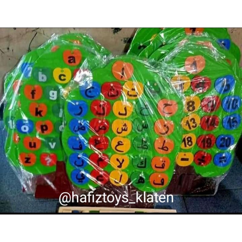 POHON HIJAIYAH / POHON ANGKA / POHON HURUF - KAYU