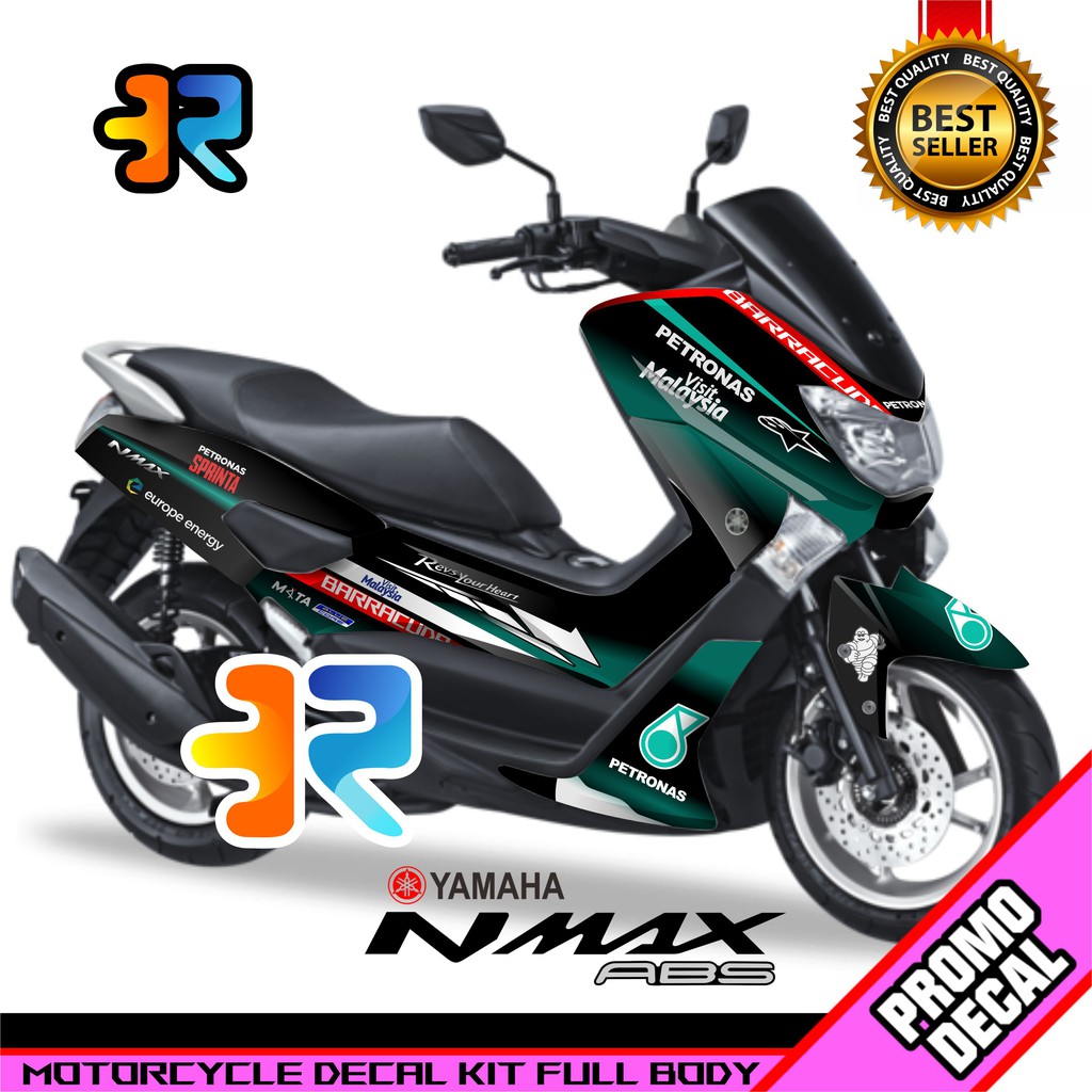 Decal Motor Nmax Old Desain Petronas 2 Sticker Decal Full Body