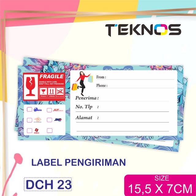 

[100 pcs] LABEL PENGIRIMAN MURAH KOSONGAN DROPSHIP