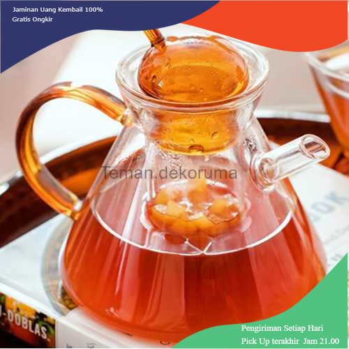 TD - RUM Purplepure Teko Pitcher Teh Infuser Borosilicate Glass 480ml - KT25