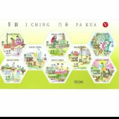 

Mini Sheet Perangko Macau I Ching Pa Kua Series 5