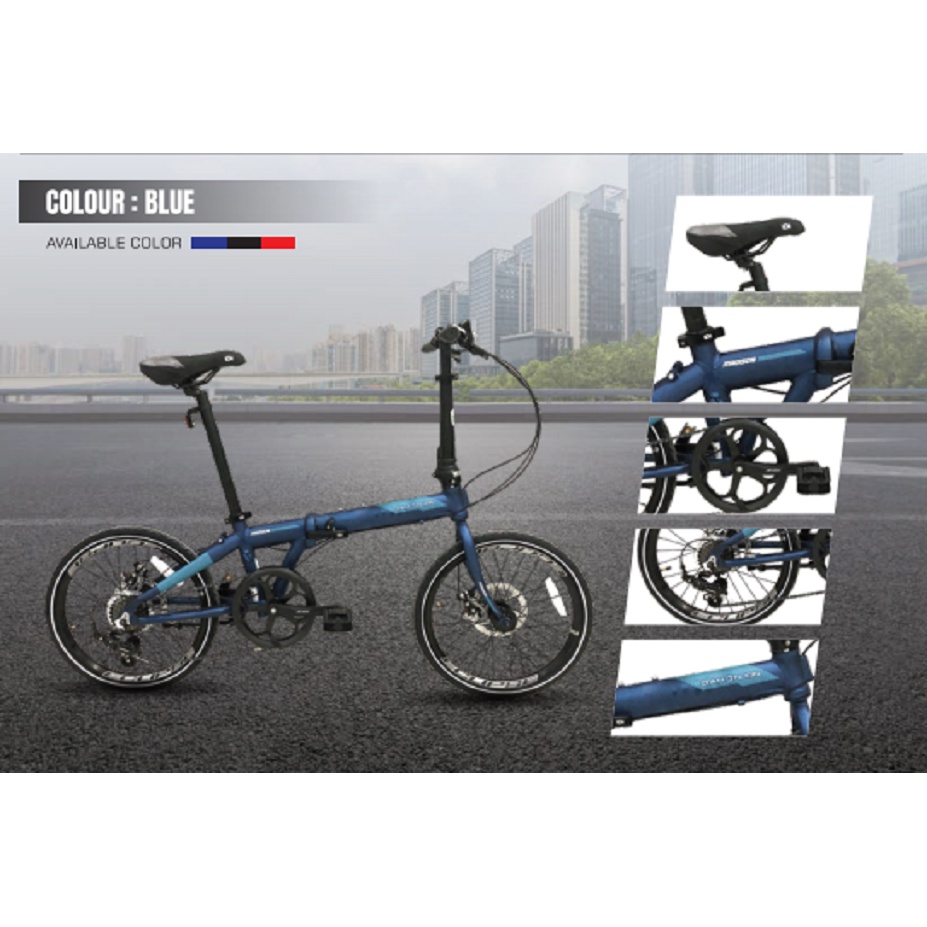 Sepeda Lipat Dahon Ion Madison 20 inch SNI Garansi Frame by element bisa kredit cicilan folding bike-3