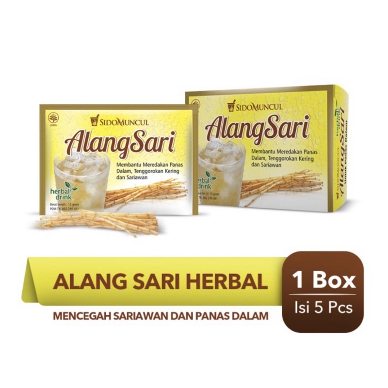 Sidomuncul alangsari herbal ( meredakan panas dalam )