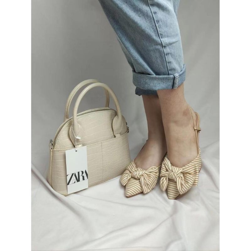 Tas Zara Croco Mini Alma