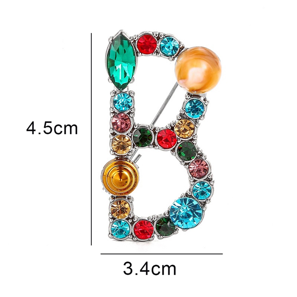 Bros Pin Desain Huruf Warna-Warni Untuk Banquet