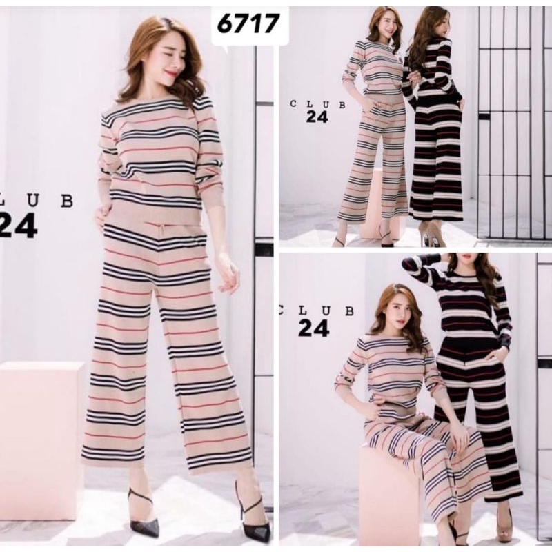 Setelan Rajut Burberry