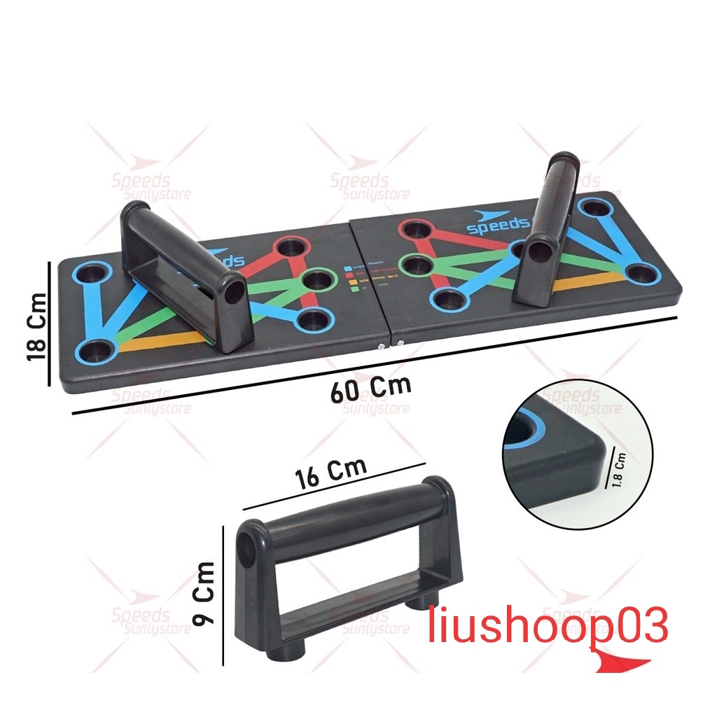 Push Up Board Foldable/Push Up Board Balance System Multifunctional Papan Fitnes