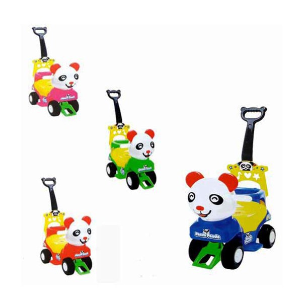 Terbaru RIDE ON PANDA PP607 MOBIL DORONG BENTUK KEPALA PANDA ADA SUARA MUSIK LAGU ANAK ANAK