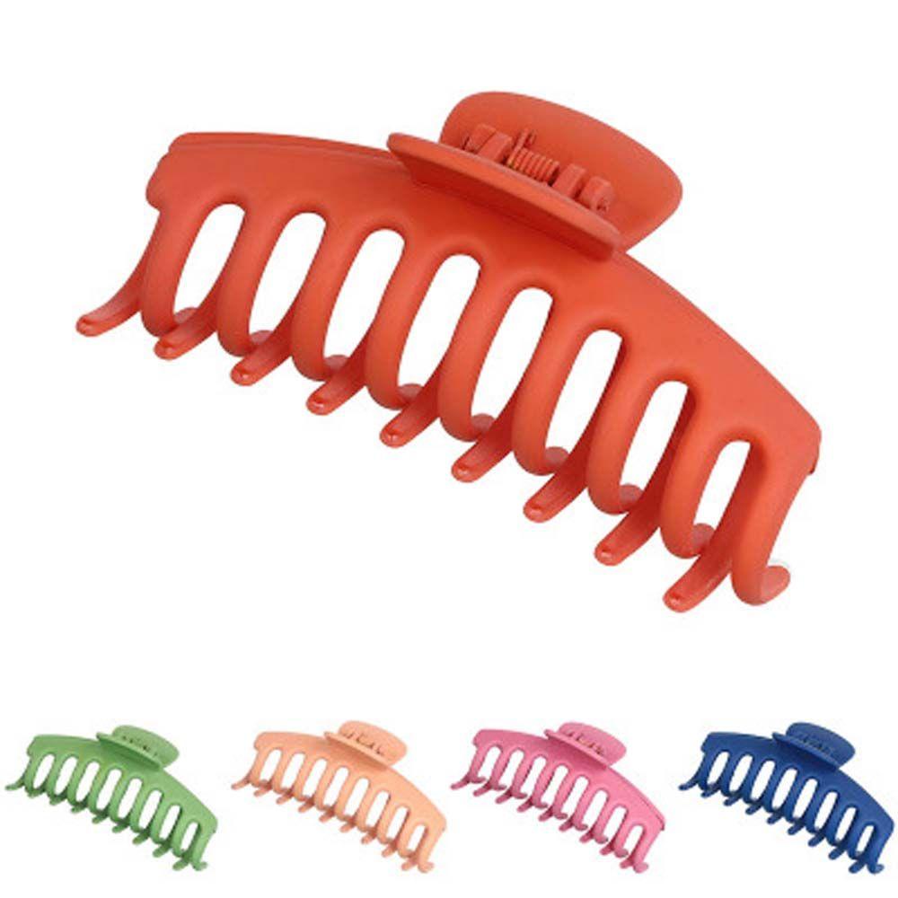 Agustina Hair Claw Wanita Ukuran Besar Warna Solid Jepit Rambut