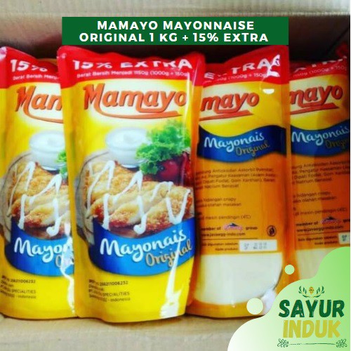 

Mamayo 1 Kg Mayonaise Original + 15 % Extra Mayonnaise Premium Quality