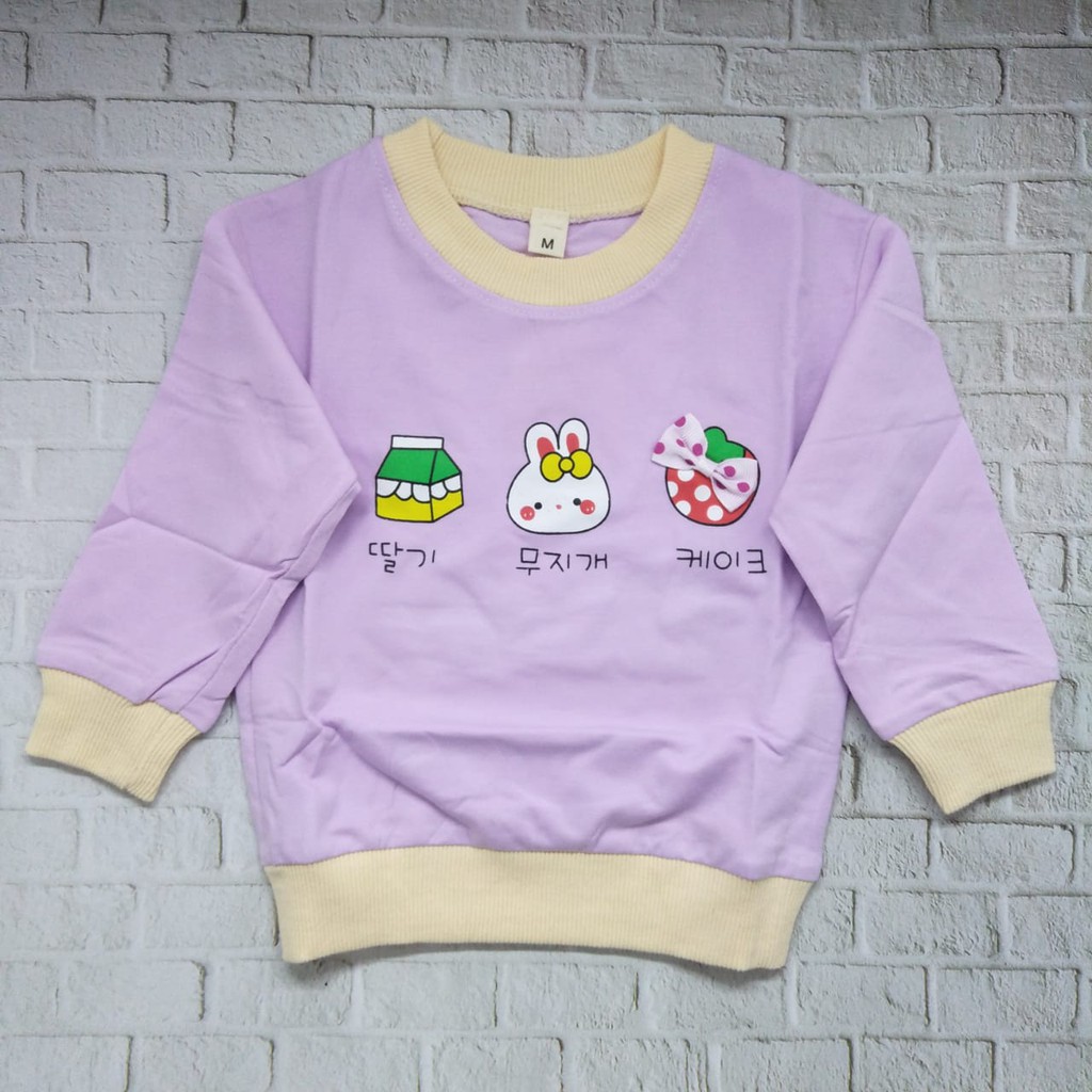 Sweater / Baju anak perempuan lucu murah usia 1-4 thn 100% import kualitas premium