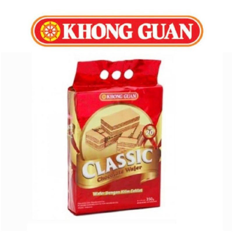 

Khong guan classic chocolate wafer 350gr