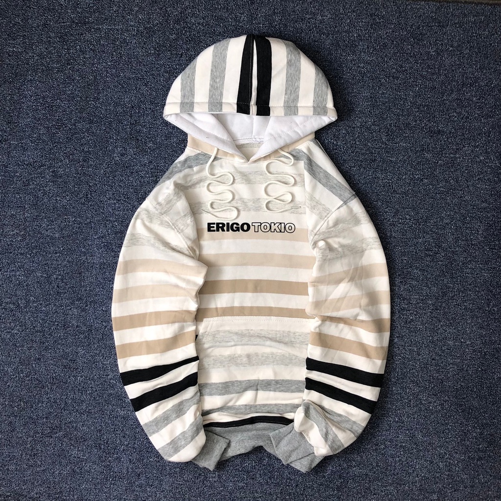 HOODIE ERIGO LINE - HOODIE STRIPE ERIGO - SABLON - HOODIE UNISEX