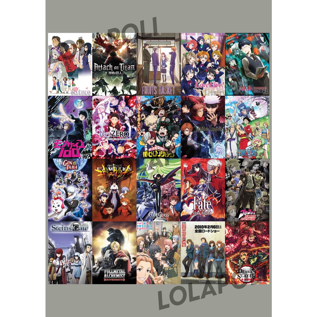 Poster Dinding Cover Anime
