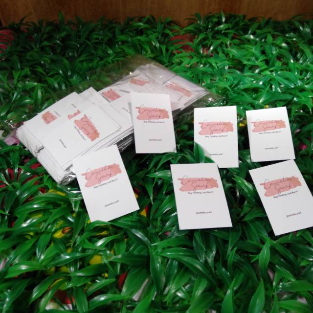 

HANGTAG - Pricetag Label Harga Print 2 sisi