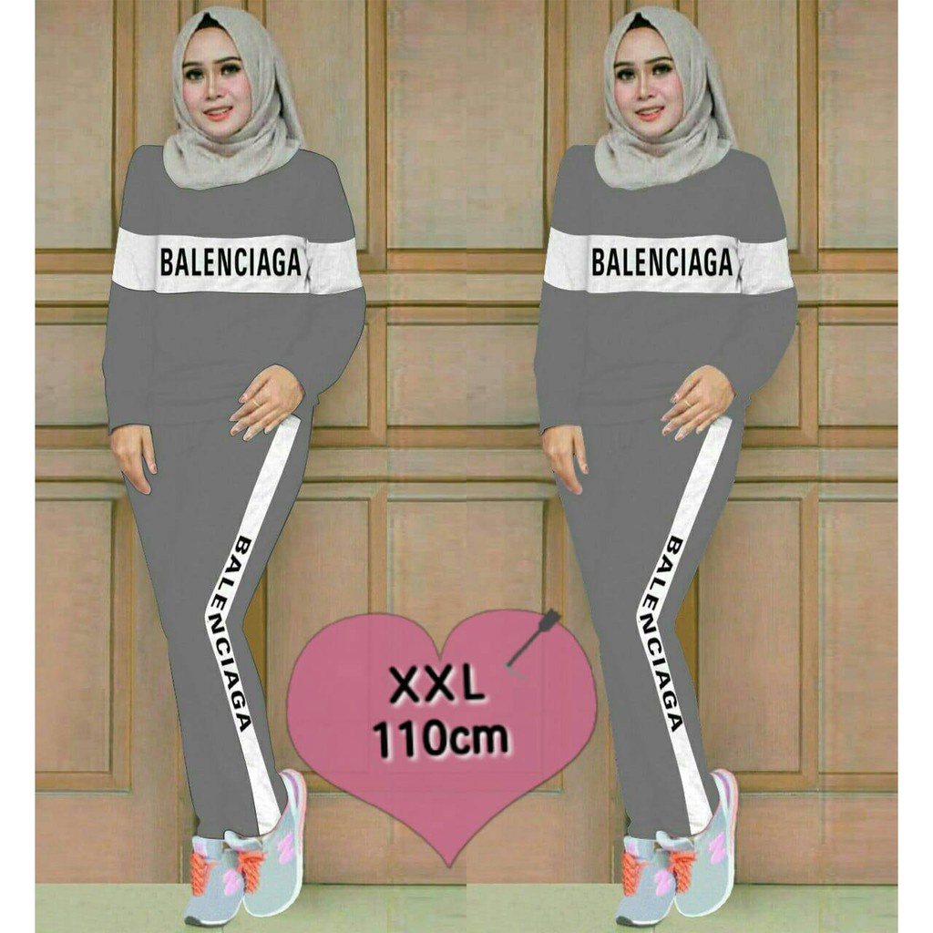 PIK - Set training XL(6700), XXL(7100), 3XL(7555), 4XL(7911)/ Setelan Olahraga Wanita/ Training Olahraga Wanita JUMBO