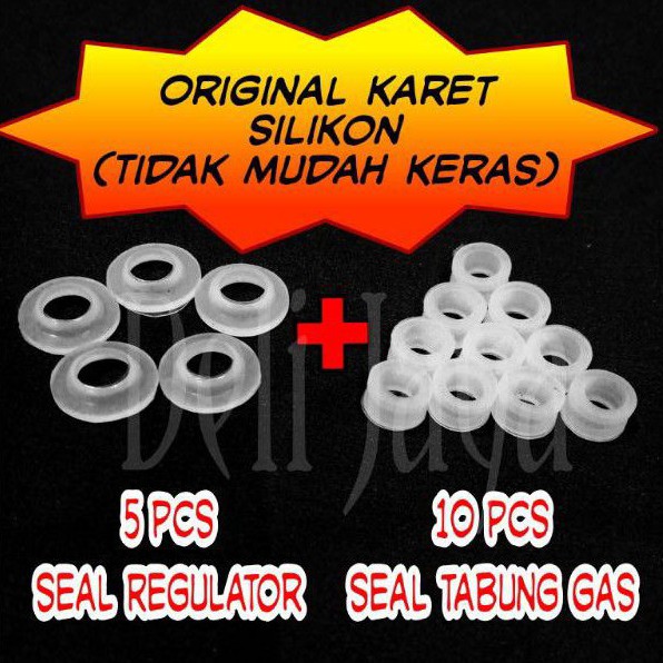 Seal Karet Silikon Regulator dan Seal karet Silikon Tabung Gas