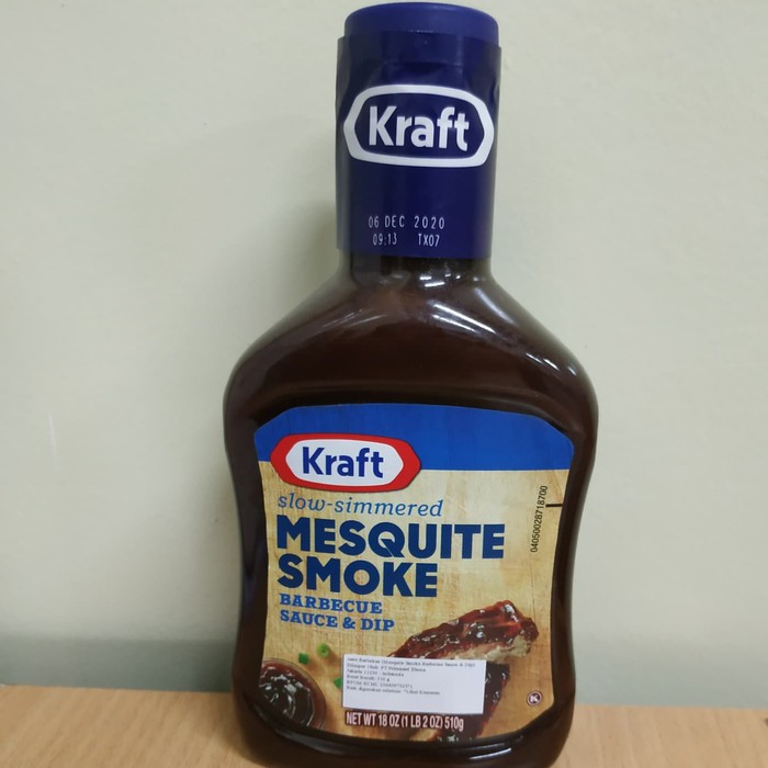 

Kraft Mesquite Smoke Barbeque Sauce & Dip 510 Gram