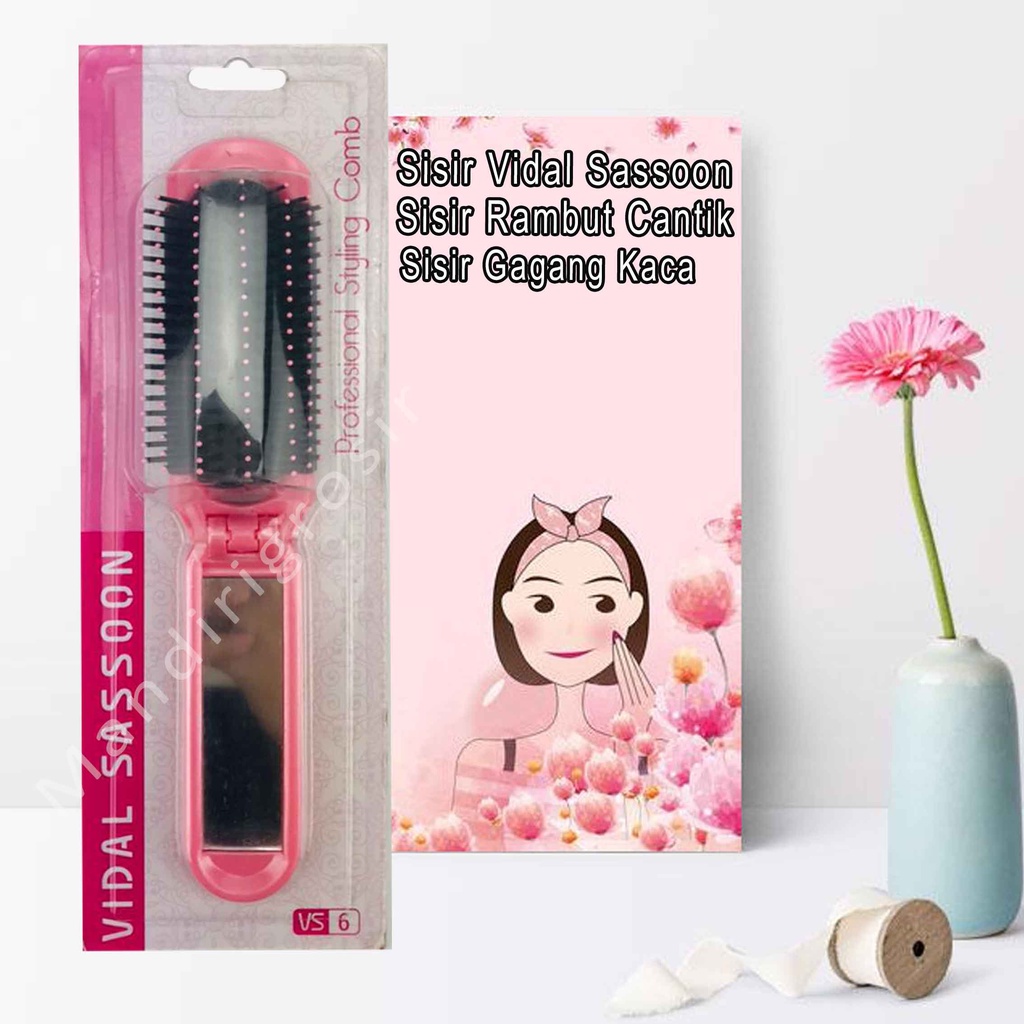 Sisir Cantik * Sisir Vidal Sassoon * Sisir Rambut * Multifungsi