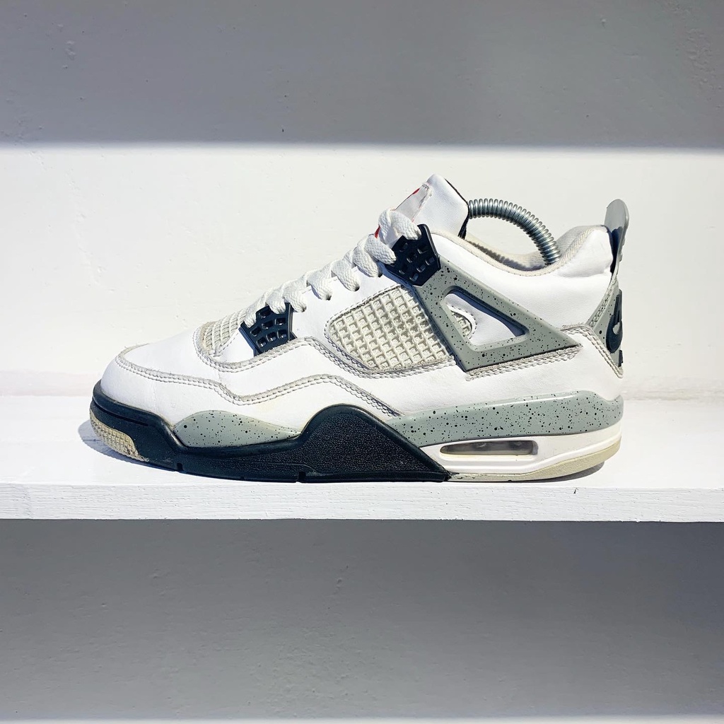SEPATU JORDAN 4 RETRO GOLF WHITE CEMENT SIZE 40| SECOND BRANDED