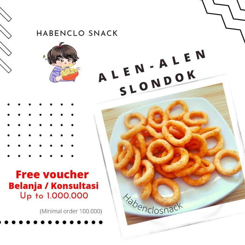 

Habenclo Snack Cemilan Slondok Alen Alen Singkong