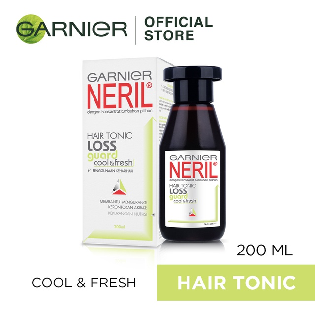 Garnier Neril Hair Tonic Loss Guard Cool & Fresh Hair Care - 200 ml (Perawatan Rambut Rontok)-1