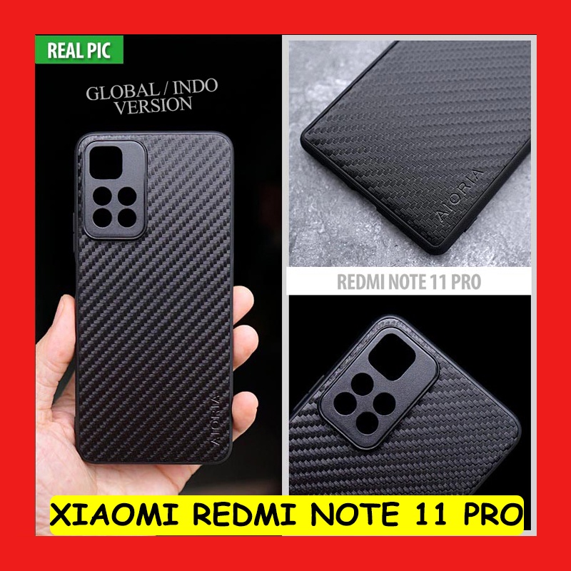 Xiaomi Redmi Note 11 Pro - Full Carbon Fiber Hybrid Case Casing Cover