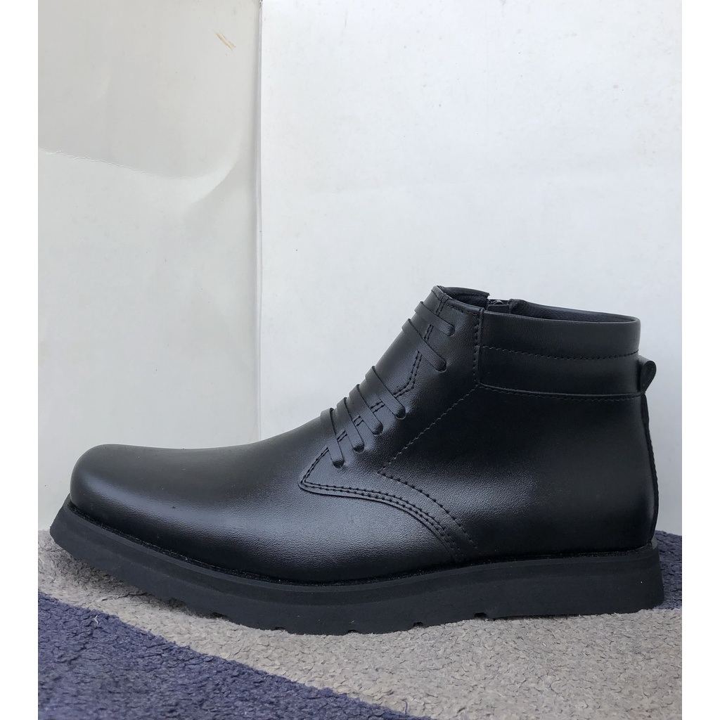 Sepatu PDH Tali Mati Sepatu Polisi Sepatu TNI ABRI POLRI Sepatu Kulit Sweedian Impor Termurah