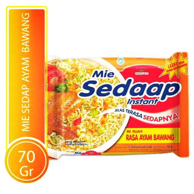 

Sedap Mie instan Ayam Bawang 70gr