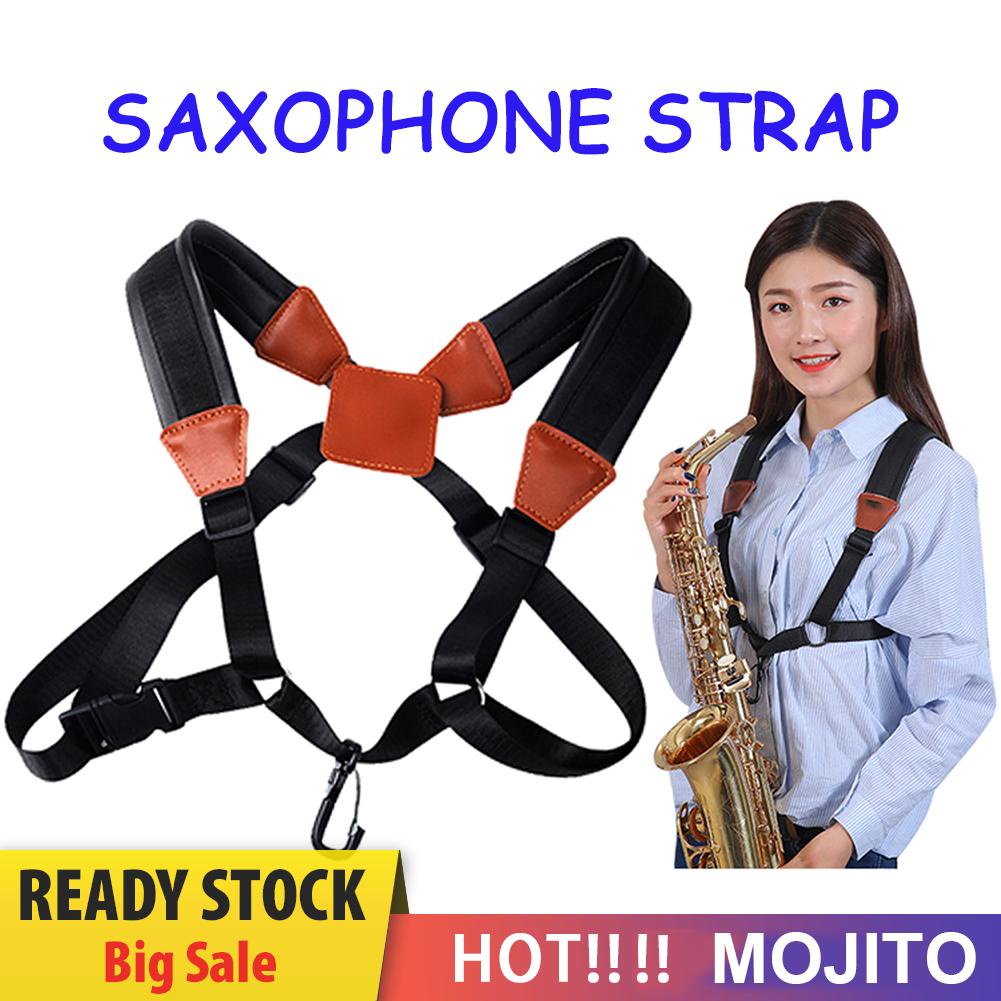 Strap Bahu Bahan Pu Untuk Saxophone Alto Tenor Soprano