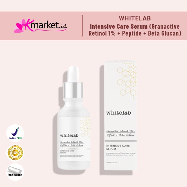 [BPOM] Whitelab Intensive Care Serum 15 ml (Granactive retinol 1% + peptide + beta Glucan)