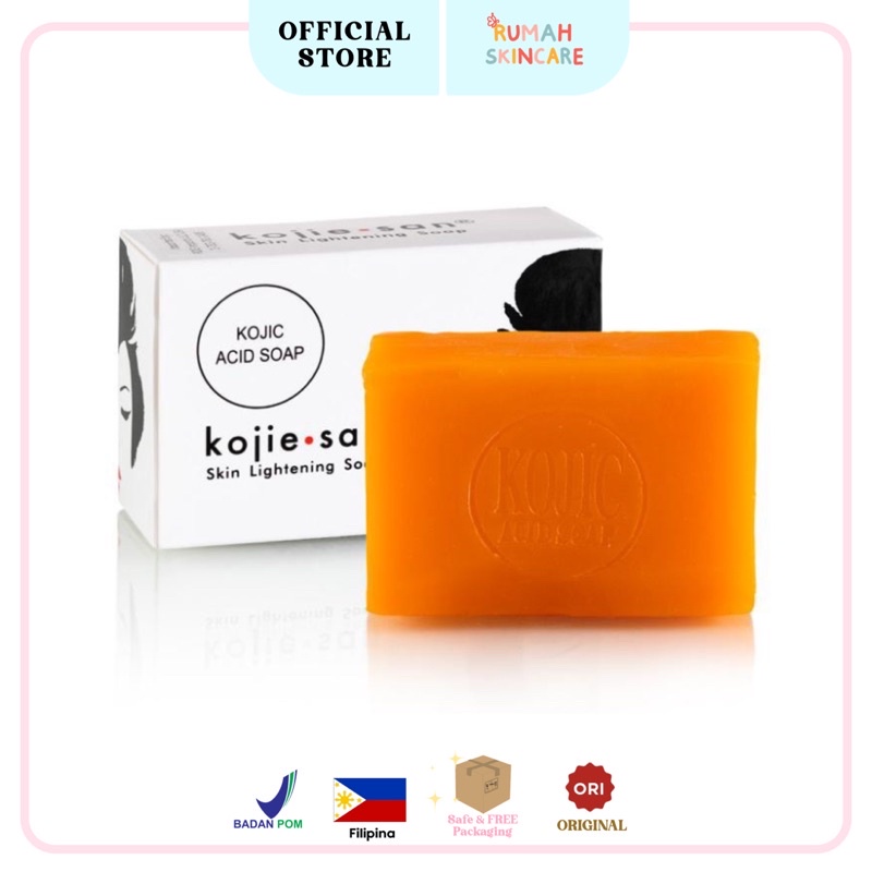 KOJIE SAN Kojic Acid Soap Skin Lightening BPOM (Sabun Kojie San) kojiesan/ Paquito Lightening