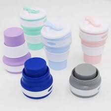 SGM CTL Cup Traveling Lipat Collapsible Silicone Foldable Gelas 350ML sili