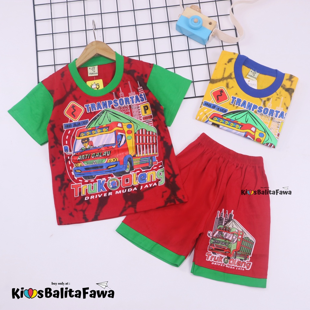 Set Cakka uk 1-2 Tahun / Murah Baju Anak Kaos Karakter Celana Lengan Pendek Laki Cowok Setelan