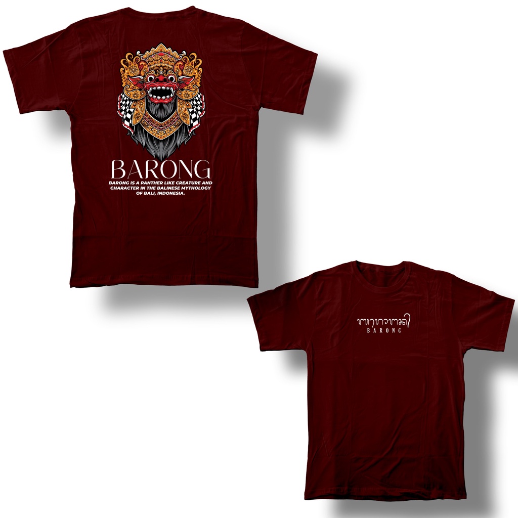 [FREE TOTEBAG] T-SHIRT DISTRO KEKINIAN DESAIN BARONG SPESIAL HUT KEMERDEKAAN / BAJU KAOS ATASAN DTF DESIGN BARONG SPESIAL UNISEX PRIA DAN WANITA BAGUS BISA COD