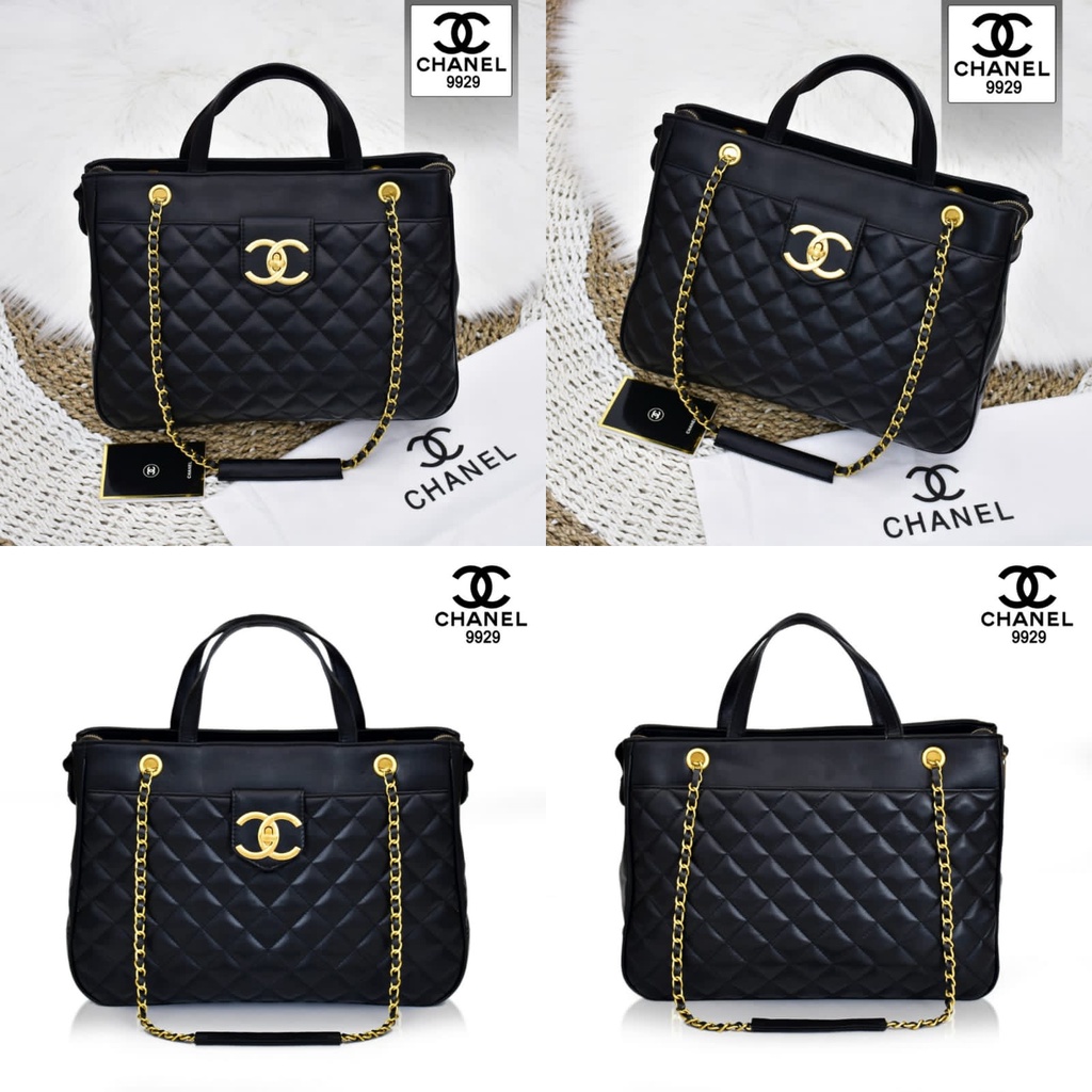 TAS WANITA BATAM IMPORT CHANEL HOBO BAG 9929 KWALITAS PLATINUM LIKE ORI