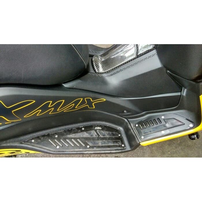 Floorboard Bordes Karpet Pijakan Kaki Black Diamond Yamaha XMAX 250