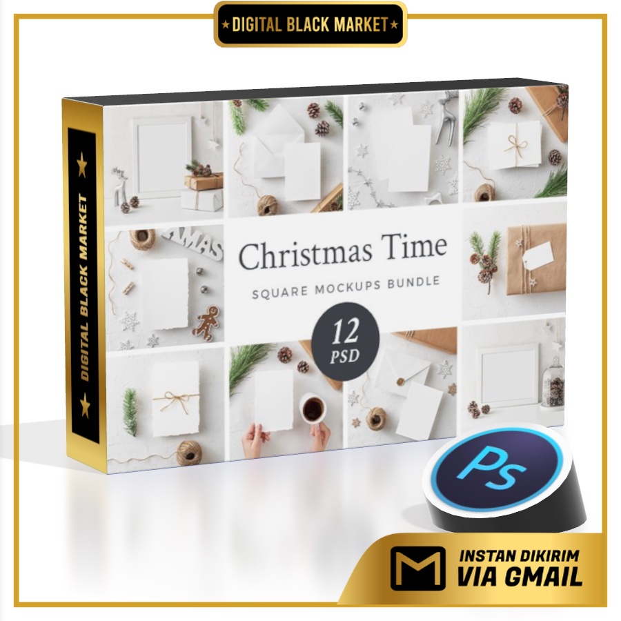 Christmas Mockups Bundle SAVE 70% - Adobe Photoshop