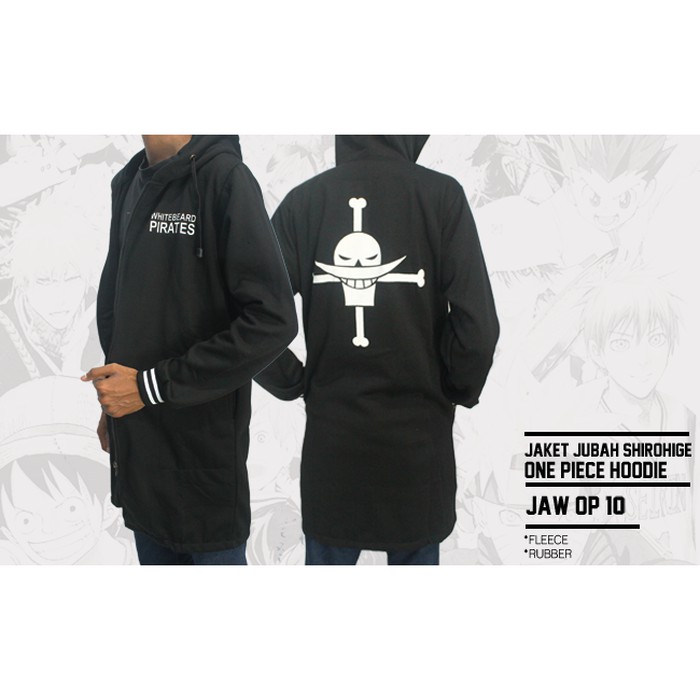 Jaket Jubah Anime One Piece Shirohige Whitebeard - JAW OP 10