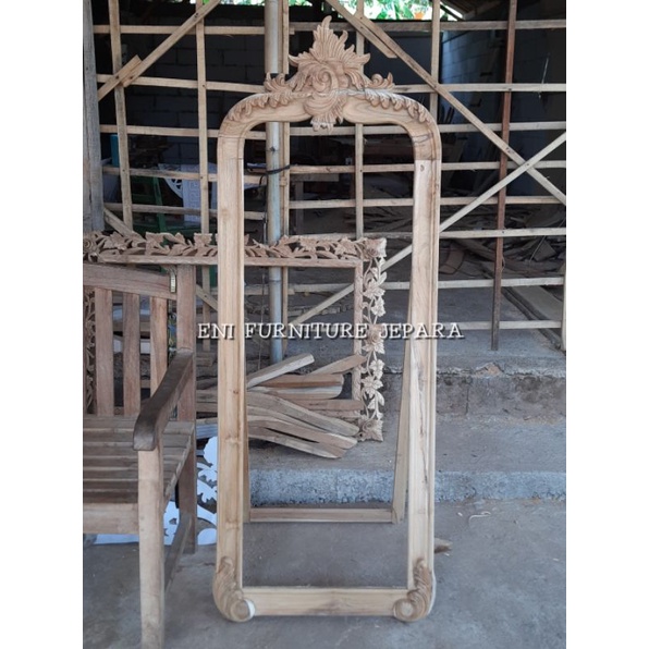 Jual Figura Cermin Jati Standing Mirror Jati Harga Murah Figura