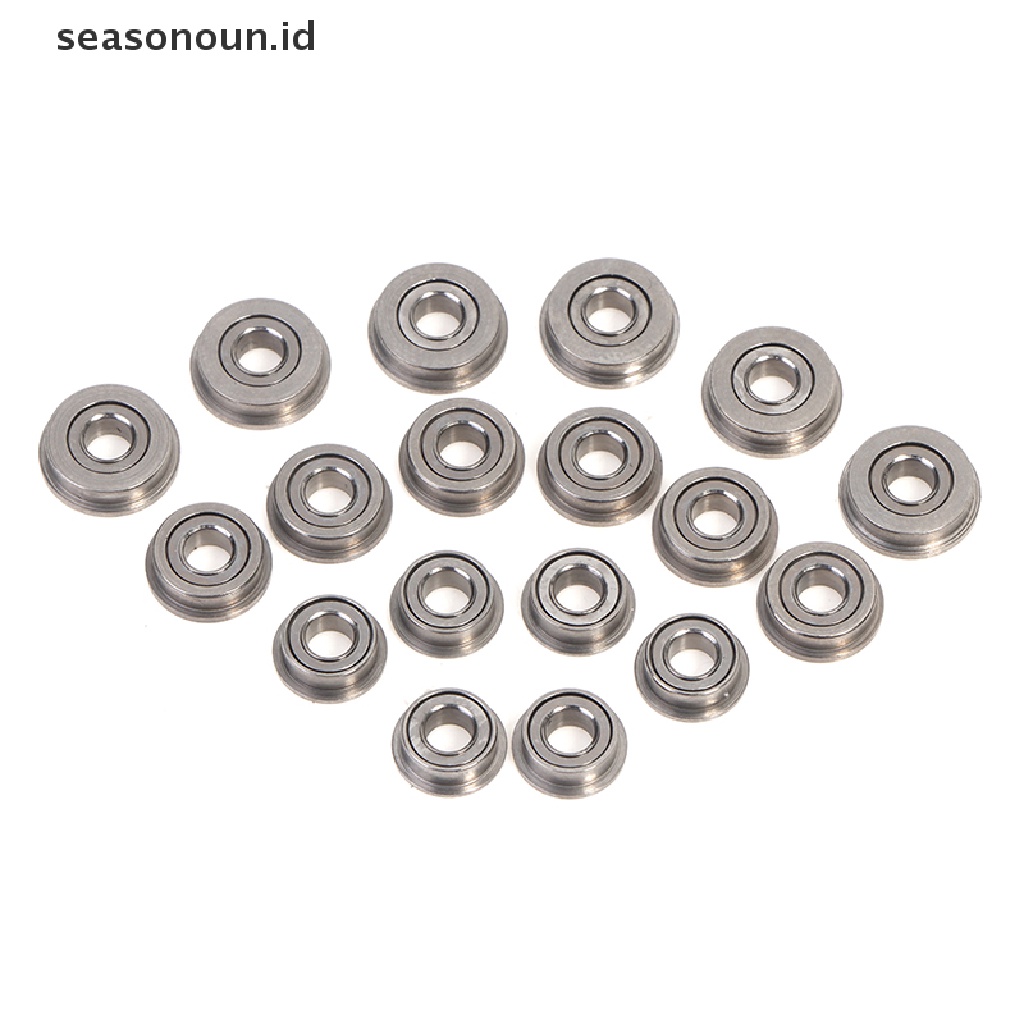 (seasonoun) 6pcs / set Bearing Gear Shim Bahan Baja Ukuran 6-8mm Untuk Gearbox Airsoft / Paintball