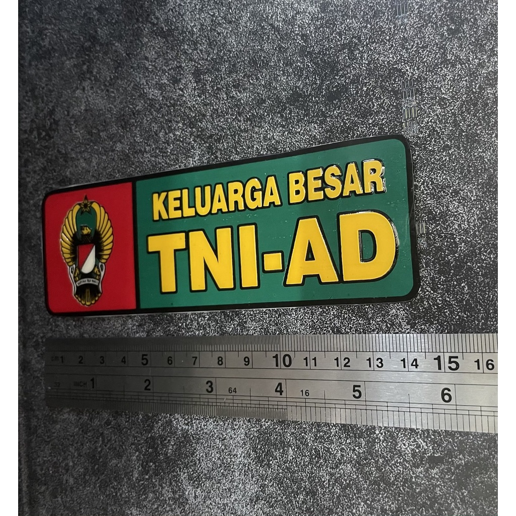 Sticker TNI AD - Stiker TNI- Sticker Mobil - Stiker- Panjang