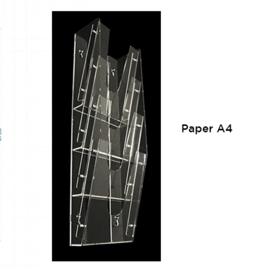 

Tempat brosur dinding / Acrylic brochure wall A4