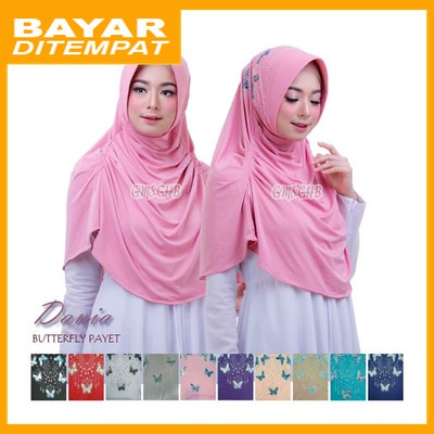 Diskon Jilbab bergo pad antem variasi kerut samping RSH232